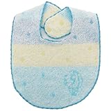 ベイビーチアー (baby cheer) 日本製 無撚糸タオル スタイ ブルー