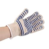 Yiteng　耐熱グローブ　耐高温　耐熱　手袋　　キャンプ　滑り止め加工　DIY　BBQ　手袋　グリップ 軍手