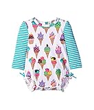 [ハットレイ] Hatley Kids ガールズ Ice Cream Rashguard (Infant) 水着 White 18-24 Months [並行輸入品]