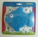 6ノンスリップ吸引Bathtubアップリケ – Frog / Duck /魚抗菌安全踏み板
