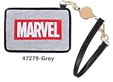 （パスケース）:MARVEL マーベル　パスケース　（グレー）　スウェット　リール付き　1404円→1104円