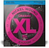 D'Addario EXL170M ミディアムスケール Regular light (45-100) ダダリオ ベース弦 EXL-170M 【国内正規品】