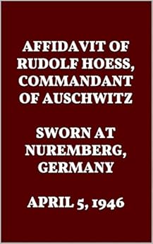 Commandant Of Auschwitz Book