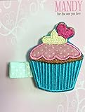 MANDY マンデイ ヘアクリップ Cupcake Heart カップケーキ ハート 0131