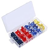 WINGONEER 65Pcsクイックスプライス絶縁電線Tタップコネクタ端子22-16 18-14 12-10 AWG