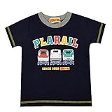 プラレール かがやき はやぶさ こまち のぞみ E5 E7 半袖Tシャツ 子供用 キッズ ベビー fo-ht04 95 F柄