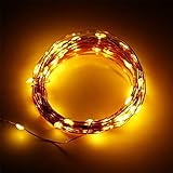 ER CHEN(TM)Indoor and Outdoor Waterproof Battery Operated 120 LED String Lights on 20 Ft Long Ultra 