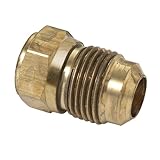 Brasscraft 46-5-4 5/16 O.D. by 1/4 -Inch Female Reducing Adaptor, Rough Brass by BrassCraft