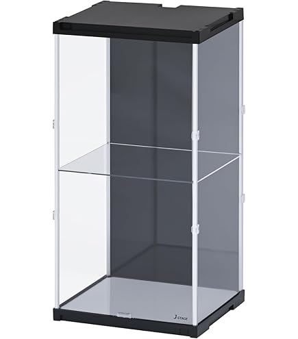 J-STAGE スタンダード ハイタイプ フィギュアケース led uvカット J-STAGE ハイタイプ【LED付き/UVカット/背面ミラー/ホワイト】(LED付き