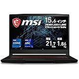【Amazon.co.jp限定】【薄型軽量・幅広いゲームがサクサク動作】MSIゲーミングノートPC ThinGF63 1.86kg i7 ArcA370M/15.6型 FHD/144Hz/16GB/512GB/Windows11/Thin-GF63-