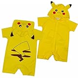 カーバーオール ポケモン ピカチュウ ポケットモンスター 変身なりきり ロンパース 【YP】 80cm ピカチュウ
