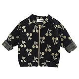 Angel Tiara mini キッズ 女の子 アウター 上着 ジャケット 春 秋 ウィンドブレーカー KG254 (100、ブラック)