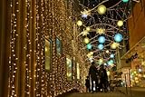 Upingフェアリーストリングライト イルミネーション12メートル 100 LED電球クリスマスライト飾り コンセント式 LEDライト 低電圧　直流回路36v (ウォームホワイト)