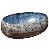 Tomiki 洗面ボウル 洗面ボール 洗面台 手洗いボウル 手洗い台 手洗器 手洗い器 陶器製 複数サイズオプション 高級蛇口 高級排水金具付き