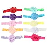 ReFaxi ヘッドバンド 赤ちゃん用　花の飾り　10個セット