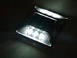 ソーラー充電式2×3LED（6LED） 白色『常時点灯タイプ』道路鋲、路肩鋲、階段ランプ【 省エネ 】【 耐久性 】アルミ合金 [並行輸入品]