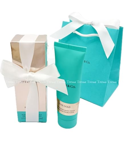 Amazon.co.jp: ティファニー ハンドクリーム ローズゴールド ハンド