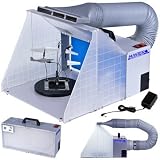 Master Airbrush? Brand Portable Hobby Airbrush Spray Booth (without Optional LED Lighting) for Paint