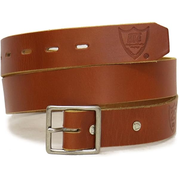 34inch HTC エンドオンリー レザー スタッズベルト ブラウン HTC エイチティーシー END ONLY 1.75”カウレザー スタッズベルト