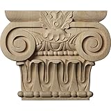 Ekena Millwork CAP07X02X05BRAL 7-Inch W x 3 7/8-Inch BW x 2-Inch D x 5 5/8-Inch H Small Bradford Rom