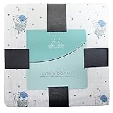 エイデンアンドアネイ ADEN+ANAIS ブランケット コットン 4種 クラシック・ドリーム・ブランケット (NIGHT SKY) [並行輸入品]