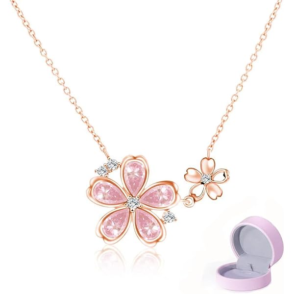 Amazon | [gulamu jewelry] 桜 さくら ネックレス レディース 貝殻 