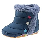 Orgrimmar Baby Girls Boys cotton-linedソフトソール雪ブーツ カラー: ブルー