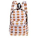 Senmar Cute Emoji Backpack, Kids Cool Backpack Purse Book Bag School Bag Black ,Day to Day Use, Vaca