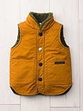 F.O.KIDS (エフオーキッズ) ベビー デイリー ベスト ベビー服 赤ちゃん 男の子 女の子 防寒 はおりもの ボア あったか 80㎝ 生後8～12ヶ月頃 キャメル