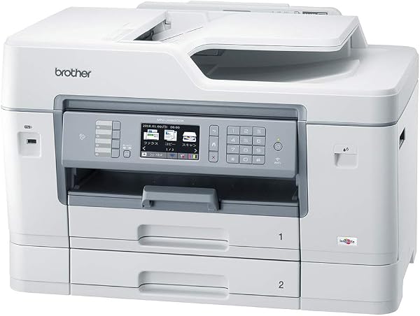 ブラザー工業(Brother Industries) プリンター A3インクジェット複合機 MFC-J6983CDW (FAX/ADF/有線・無線LAN/2段トレイ/両面印刷) - 1