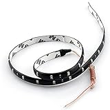 ライト，SODIAL(R)2ｘ 60CM 30SMD 車のストリップアンダーライト　ネオン足元　防水　柔軟 - 青