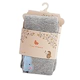 タイツ キッズ レギンス コットン 足付き 0-7歳 子供タイツ 秋 多色 hibote No.2 XS/0-1歳