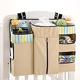 oofyhomeストレージバッグBaby Nursery OrganiserコットンHangingストレージバッグfor Bedside Crib Cot Changingテーブル 946816797