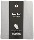 Kushies Baby Fitted Bassinet Sheet, Grey Solid by Kushies