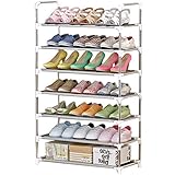 Rara Life シューズラック 靴棚 玄関収納 下駄箱 靴箱 靴入れ 3段 4段 5段 6段 7段 (7段)