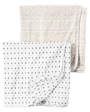 カーターズ Carter's ブランケット セット 2-Pack Little Traveler Swaddle Blanket Set フリーサイズ & モスリン ウォッシュタオル付き