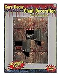 Forum Novelties Gore Decor Indoor/Outdoor Morgue Wall Decoration 5' Multicolor [並行輸入品]