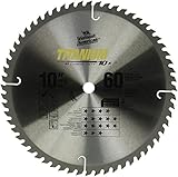 Vermont American 27833 5/8-Inch Arbor 10-Inch 60 Tooth ATB Titanium Series Circular Saw Blade [並行輸入品