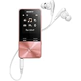 ソニー(SONY) ウォークマン Sシリーズ 4GB NW-S313 : MP3プレーヤー Bluetooth対応 最大52時間連続再生 イヤホン付属 2017年モデル ライトピンク NW-S313 PI