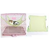 YideaHome ペット用　猫ハンモック　動物のハンギングケージ　通気性 メッシュ 猫 小動物 用 メッシュ ハンモック キャットハンモック ベッド