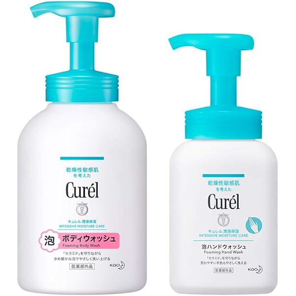 Amazon | キュレル 泡ボディウォッシュ ポンプ 480ml(赤ちゃんに