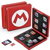 GeeRic 12枚 ゲームカード 収納ボックス スイッチ 対応 ソフトケース 12枚Micro SD メモリーカード 収納可 Switch/Switch Lite/Switch OLED モデル対応 コンパクト 薄型 軽量 防塵 持ち運 傷つき防止