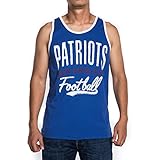 新しいEngland PatriotsレトロNFLタンクトップ