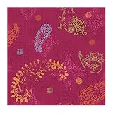York Wallcoverings DK6026SMP Disney Kids Paisley 8 x 10 Wallpaper Memo Sample, Magenta [並行輸入品]
