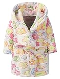 kookoohouse 子供用 バスローブ 冬 キッズ フードつき 寝巻き お風呂上げ 可愛い飾り 静電気防止 花びら 女の子 90CM