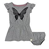 Burt's Bees Baby DRESS ベビー・ガールズ カラー: グレー