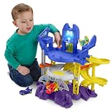 Fisher-Price DCバットウィール おもちゃ カーレーストラックプレイセット ローンチ&レースバットケーブ ライト&サウンド付き Bam The Batmobile & Redbird 車両 対象年齢3歳以上。
