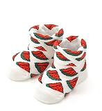 （イーザッカマニアストアーズ）e-zakkamania stores ベビーソックス［スイカ］ ホワイト