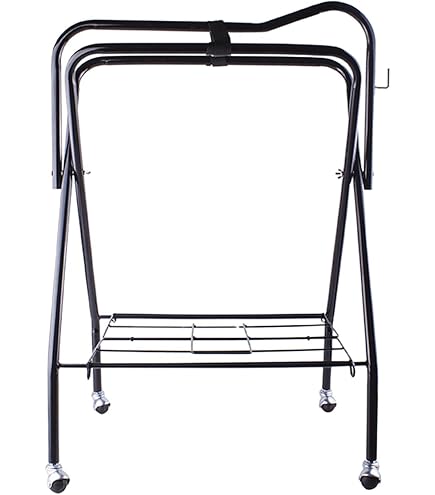 Amazon | 馬用トレーラー用ポータブルサドルラック 折りたたみ式サドル