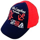 Happy Cherry幼児ベビー男の子Little Capitanクール帽子夏ビーチ野球キャップ カラー: ブルー